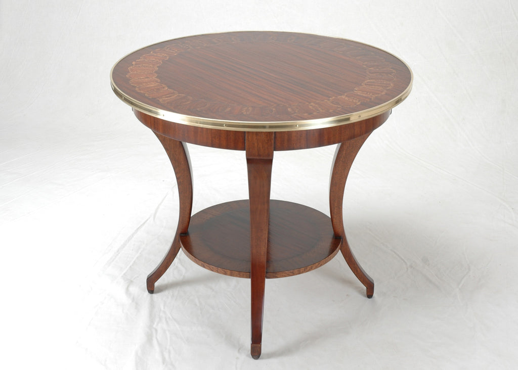 #3170 Boston Ring Directoire Table (shown with optional Brass)